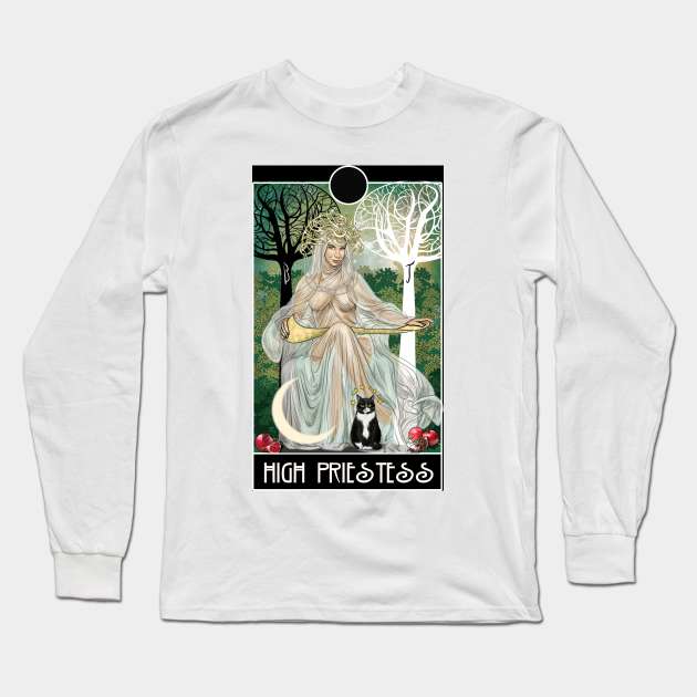 The High Priestess Long Sleeve T-Shirt by JoeBoy101